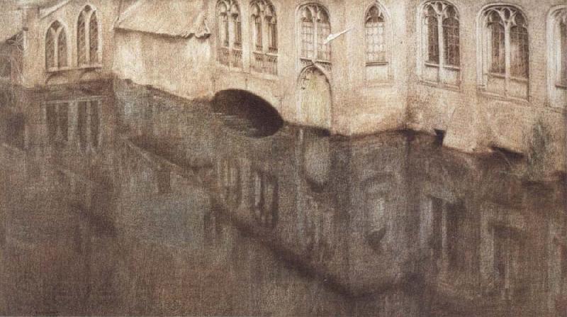 Fernand Khnopff In Bruges,The Sint-Janshospitaal Spain oil painting art